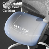 GYI Office Chair Ergonomic, Computer Desk Chair with Memory Foam Seat