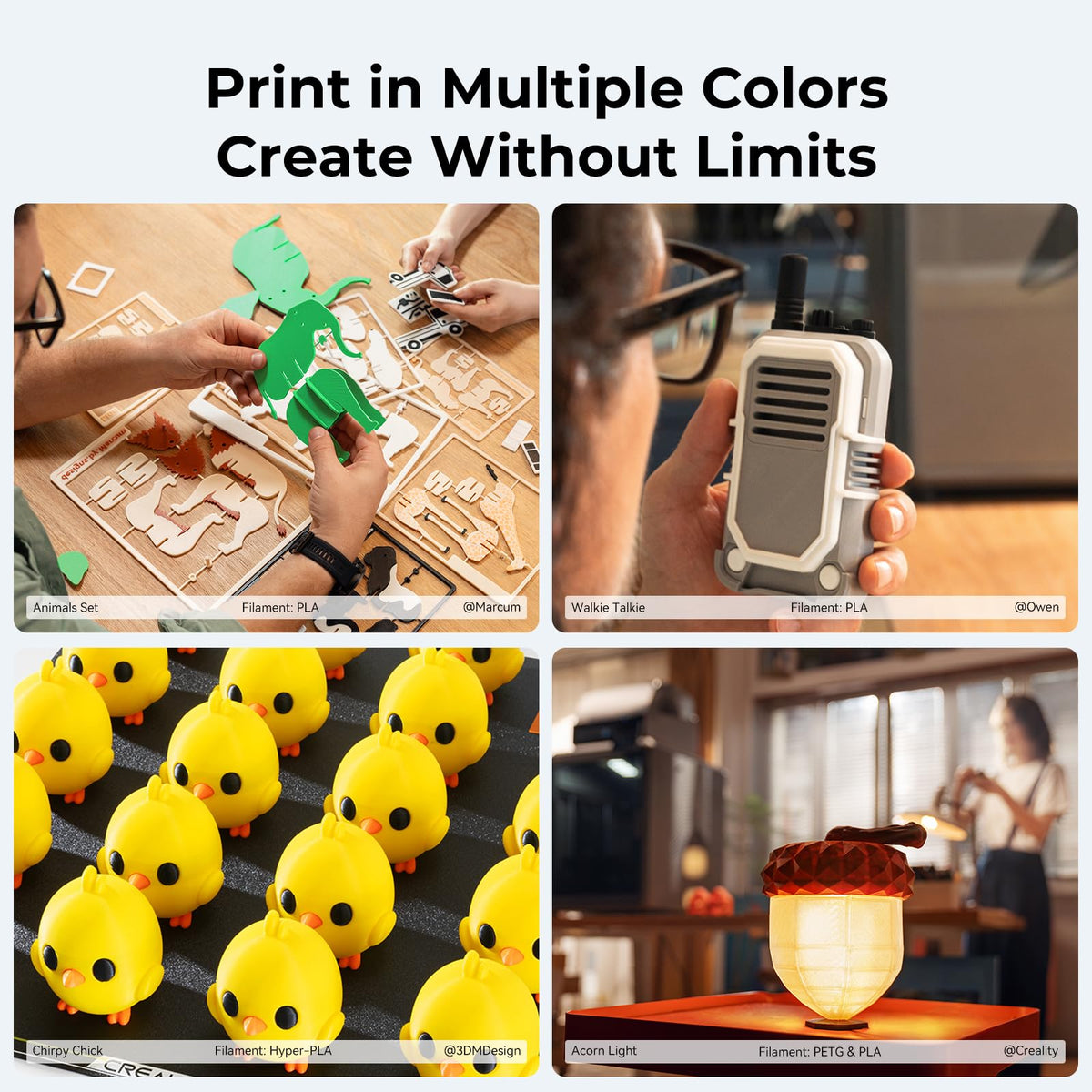 Creality K2 Plus Combo 3D Printer, Multi-Color 3D Printer with CFS – MD ...