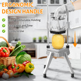 Commercial Vegetable Chopper Dicer Commercial Onion Dicer Cutter Stainless Steel Vegetable Fruit Chopper French Fry Cutter WICHEMI