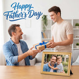 Frameo 10.1 Inch WiFi Digital Picture Frame, 1280x800 HD IPS Touch Screen Photo Frame Electronic, 32GB Storage, Auto-Rotate, Wall Mounted, Share Photos/Videos Instantly from Anywhere - Gold