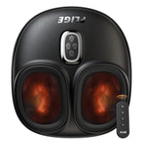 FLIGE Shiatsu Foot Massager with Heat, FSA-HSA Eligible, Deep Kneading & Compression Feet Massager for Plantar Fasciitis, Neuropathy Pain Relief, Targets Heel, Arch & Toes - Fits Up to Men Size 13
