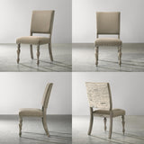 Roundhill Furniture Birmingham Dining Set, One Size, Driftwood Finish