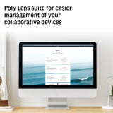 Video Bar for Large Conference Rooms Poly (Plantronics + Polycom) - Premium 4K Audio & Video Conferencing Solution Plantronics