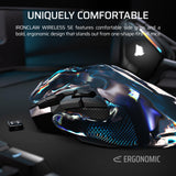 Wireless SE Gaming Mouse – 26,000 DPI, Ergonomic Design for Larger Hands, 10 Programmable Buttons