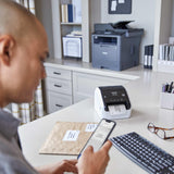 Wide Format Label Printer, Shipping & Postage Labels 4” x 6”, Barcode & QR Code, High Speed Brother