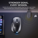 Corsair NIGHTSWORD v2 Wireless SD Gaming Mouse – Black