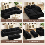 142" Modular Sectional Sofa Boneless Couch with Storage