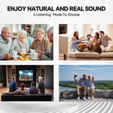 METIKO-Elclear 64-Channel Hearing Aids with AI Noise Cancellation, Bluetooth APP-Control, Rechargeable OTC Hearing Aid Ultralight Invisible for Seniors Adults, Silver