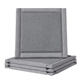 Dining Chair Cushions Set of 4, Woven & Memory Foam Kitchen Chair Pads