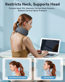 BETOVIN Neck Brace for Sleeping, for Relief Neck Pain and Provide Support Soft Cervical Collar, Neck Support Keep Vertebrae Stable & Aligned Relief of Cervical Spine Pressure Gray (Small Size)
