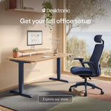 Desktronic Ergonomic Office Chair — Adjustable Desk Chair with Lumbar Support, Headrest, Armrests, Breathable Mesh Back, Height Adjustment, Comfortable Home Office Chair for Long Hours