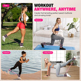 HOXWC Ankle Resistance Bands with Cuffs, Ankle Bands for Working Out, Ankle Resistance Band for Leg, Booty Workout Equipment for Kickbacks Hip Fitness