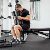 REP Fitness Adjustable Dumbbell Set - 5-50 Lbs, Quickdraw, Non-Slip, Alloy Steel