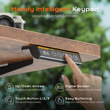 Huuger 71 x 30 Large Electric Standing Desk, Height Adjustable Computer Desk, 29.5" Deep Desktop, Stand up Gaming Office Table with 2 Hooks