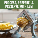 LEM Products Commercial-Quality French Fry Cutter for Potatoes and Vegetables, Cast Iron
