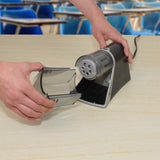 Evolution Axis Heavy Duty Classroom Pencil Sharpener, Black and Silver Westcott