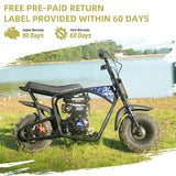 BRM100 Mini Dirt Pit Bike 105cc 4-Stroke Off Road for Teens Adults 220 LBS