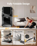 CURSOR Treadmills for Home with 20% Incline, 400 lb Capacity & 8.7MPH Compact Folding Treadmill 3.5HP Brushless, 42.5" *16.1" Running Area & Shock Absorption for Running/Walking