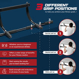 Sagler Pull up bar Doorway Heavy Duty Chin up bar Trainer for Home Gym Doorway Pull up bar or dip bar Sagler