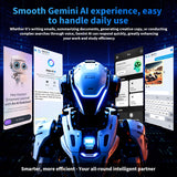 10 Inch Tablet with Keyboard, Android 15 Tablet with Gemini AI, 24GB+256GB+2TB Expand