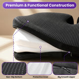 Seat Cushions for Office Chairs - Patented Coccyx Cushion for Tailbone Pain