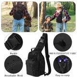 7 Pcs Fishing Tool Kit Fishing Pliers Kit Fishing Gear and Equipment Fishing Pliers Tackle (Black) Hungdao