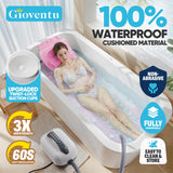Bathtub Spa Mat, Portable Spa Bubble Bath Massager with 6 Adjustable Settings, Upgraded Non-Slip Design and Remote Control, Hot Tub Jet Mat for Bathtub at Home, Full-Body Support