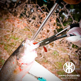 6PCS Fishing Tool Kit, Fishing Pliers, Fish Fillet Knife, Fishing Gripper, Fishing Scissors for Braided line KNINE OUTDOORS