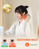 Heycool Cordless Neck Massager with Heat, FSA Eligible HSA 4D Deep Kneading Neck Shoulder Massager for Pain, Shiatsu Back Massager for Shoulder, Gifts for Women, Men