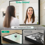 TokeShimi 60 x 32 Black Recessed Medicine Cabinet with Mirror, Assembly Required