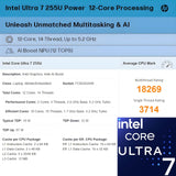 Business Laptop Computer, Intel Ultra 7 255U, 32GB RAM, 1TB SSD, (Next gen of 660) for Office Data Processing