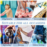 Hercicy 20 Pcs Plastic Aprons Vinyl Clear Waterproof Apron 47 Inches Unisex Transparent Heavy Duty for Kitchen Cooking Cleaning Dishwashing Butcher Work