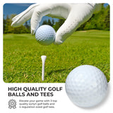 Golf Gifts for Men and Women – Golf Accessories Set with Clip-On Carry Case, Golf Balls + More.