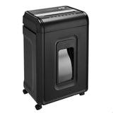 24 Sheet Cross Cut Paper, CD and Credit Card Home Office Shredder with Pullout Basket, Black Amazon Basics