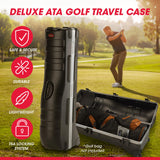 SKB Hard Shell Golf Bag, ATA Deluxe Travel Case w/ Wheels & Latches, 49", Large SKB