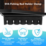 Greenecocs Fishing Pole Holders for Garage,3 Tiers Fishing Rod Rack,Holds up to 12 Rods,Fishing Organizer with Pegboard&Hooks&Lockable Wheels,Fishing Pole Storage for Reel Combos/Tackle/Fishing
