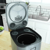 The Lab Made LMCM Electric Food Composter – 24-Hour Kitchen Recycler, Odorless, Meat & Dairy Safe, Quiet Low Noise, 3.5L Capacity Indoor Compost Machine, Turn Food Waste into Fertilizer, Gray