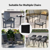 Outdoor Chair Cushions Set of 6, 18.5 x 16 Inch Patio Chair Cushions, Water Resistant