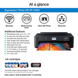 Wireless Color Wide-Format Printer, Amazon Dash Replenishment Ready, Black, Large Epson