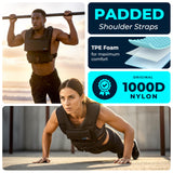 Weighted Vest 60lb Space Gray Removable Iron Weights for Men and Women Workout for Calisthenics and Fitness Sport Training