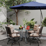 Outdoor Chair Cushions Set of 2, 42x21x4 Inch Patio Cushion for Dining/Rocking Chairs