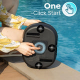 TALOSBO Pleco S1 Cordless Pool Vacuum Robotic Pool Cleaner with 75-80Mins Runtime, Small Pool Robot for Above-Ground Pools up to 645 Sq.ft, Lightweight, Auto-Parking