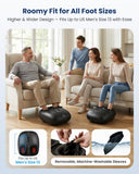 COMFIER Shiatsu Foot Massager with Heat,Vibration,Rolling Compression,FSA Eligible HSA Store,Feet Massager Machine for Plantar Fasciitis,Neuropathy Pain,Mother's Day Gifts for Women,Size up to 13“