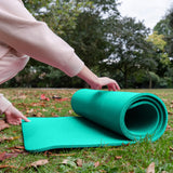 BalanceFrom All-Purpose 1-Inch Extra Thick High Density Anti-Tear Exercise Yoga Mat with Carrying Strap (Green) BalanceFrom