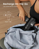 RENPHO Active+ Thermacool Massage Gun with Heat & Cold, Mothers Day Gifts, App Control with Video-Guided Courses, Deep Tissue Handheld Massager for Back and Neck, 5 Speeds, 5 Attachments, Carry Case