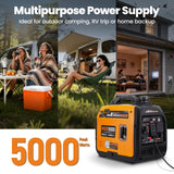 maXpeedingrods 5KW Inverter Generator,Quiet and Lightweight for RV, Camping