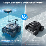 OKAYBOT P2 Robotic Pool Cleaner Vacuum with Remote Control and App