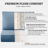 LOOFRA 6" Thick Outdoor Chair Cushions, 24" x24" Patio Furniture Cushions