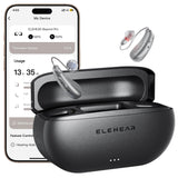 ELEHEAR-Beyond Pro Hearing Aids, Bluetooth OTC Hearing Aids for Seniors and Adults, Premium Sound Algorithm with VocClear 2.0, 30% Clearer Speech, Music Mode & Enhanced App, Bluetooth Streaming
