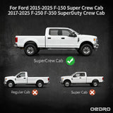 OEDRO 2-Stair Running Boards Fit for 2015-2026 Ford F150 SuperCrew Cab